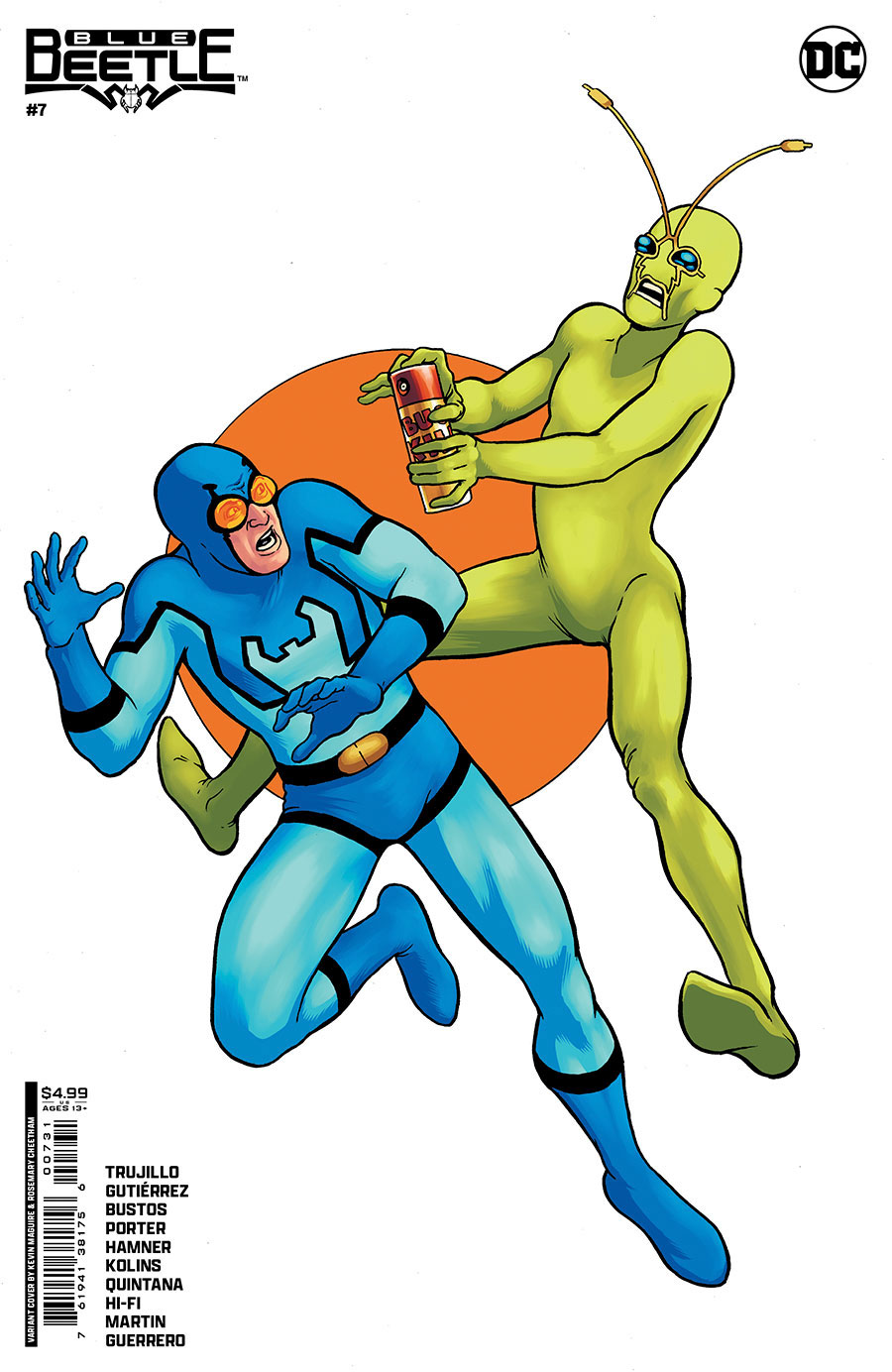 Blue Beetle (DC) Vol 5 #7 Cover B Variant Kevin Maguire Card Stock Cover