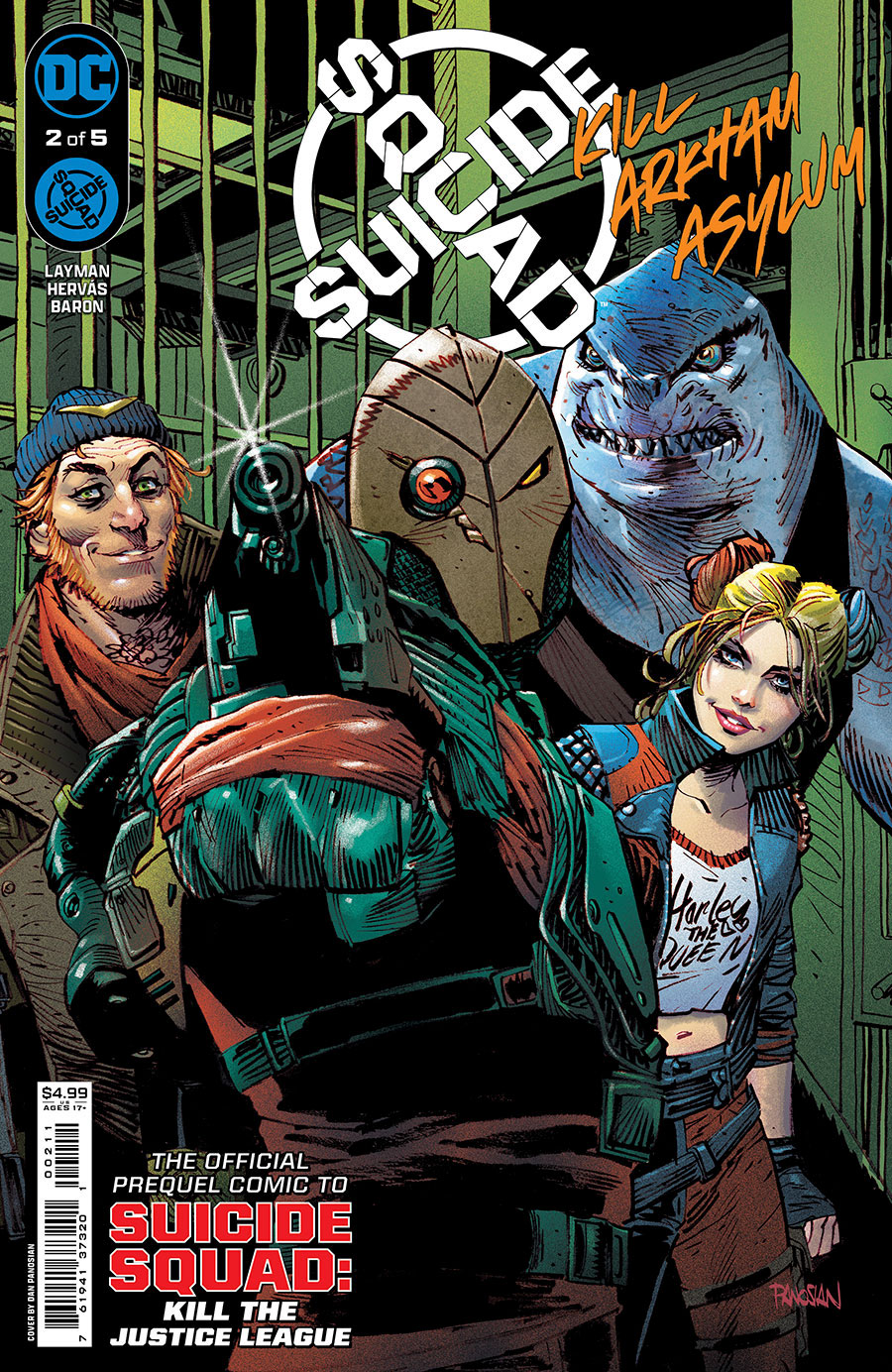 Suicide Squad Kill Arkham Asylum #2 Cover A Regular Dan Panosian Cover