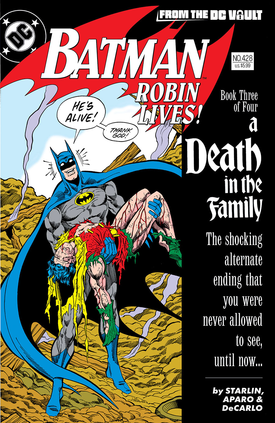 Batman #428 Robin Lives (One Shot) Cover E 2nd Ptg B Jim Aparo Card Stock Variant Cover