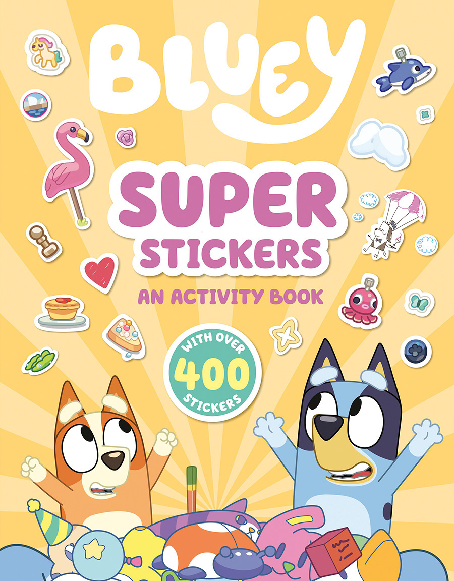 Bluey Super Stickers An Activity Book With Over 400 Stickers TP