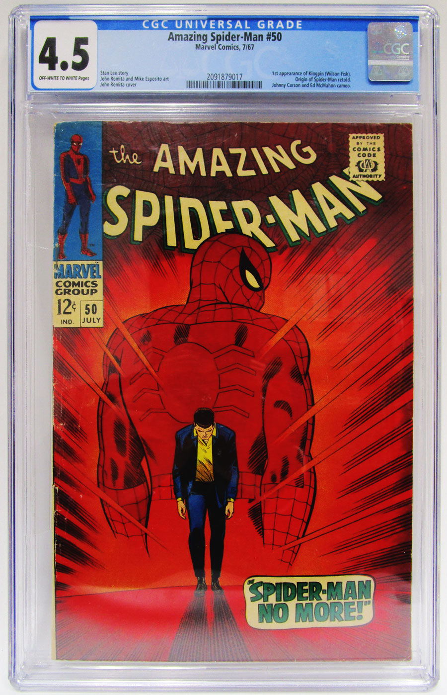 Amazing Spider-Man #50 Cover B CGC 4.5