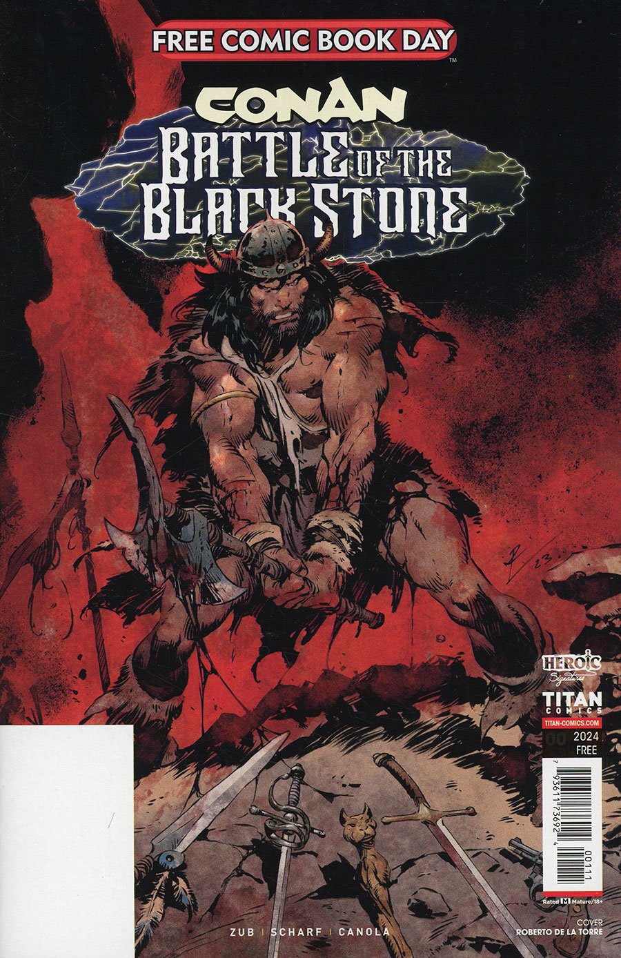 FCBD 2024 Conan Battle Of The Black Stone - FREE - Limit 1 Per Customer