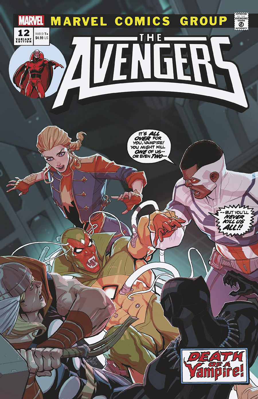 Avengers Vol 8 #12 Cover B Variant Pete Woods Vampire Cover (Fall Of The House Of X Tie-In)