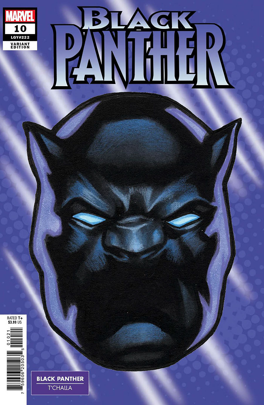 Black Panther Vol 9 #10 Cover B Variant Mark Brooks Headshot Cover