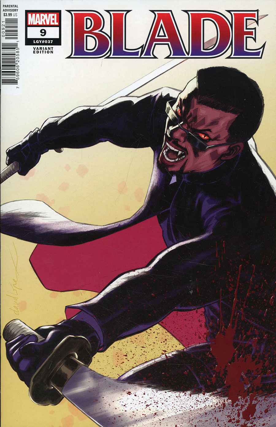 Blade Vol 4 #9 Cover B Variant David Lopez Cover