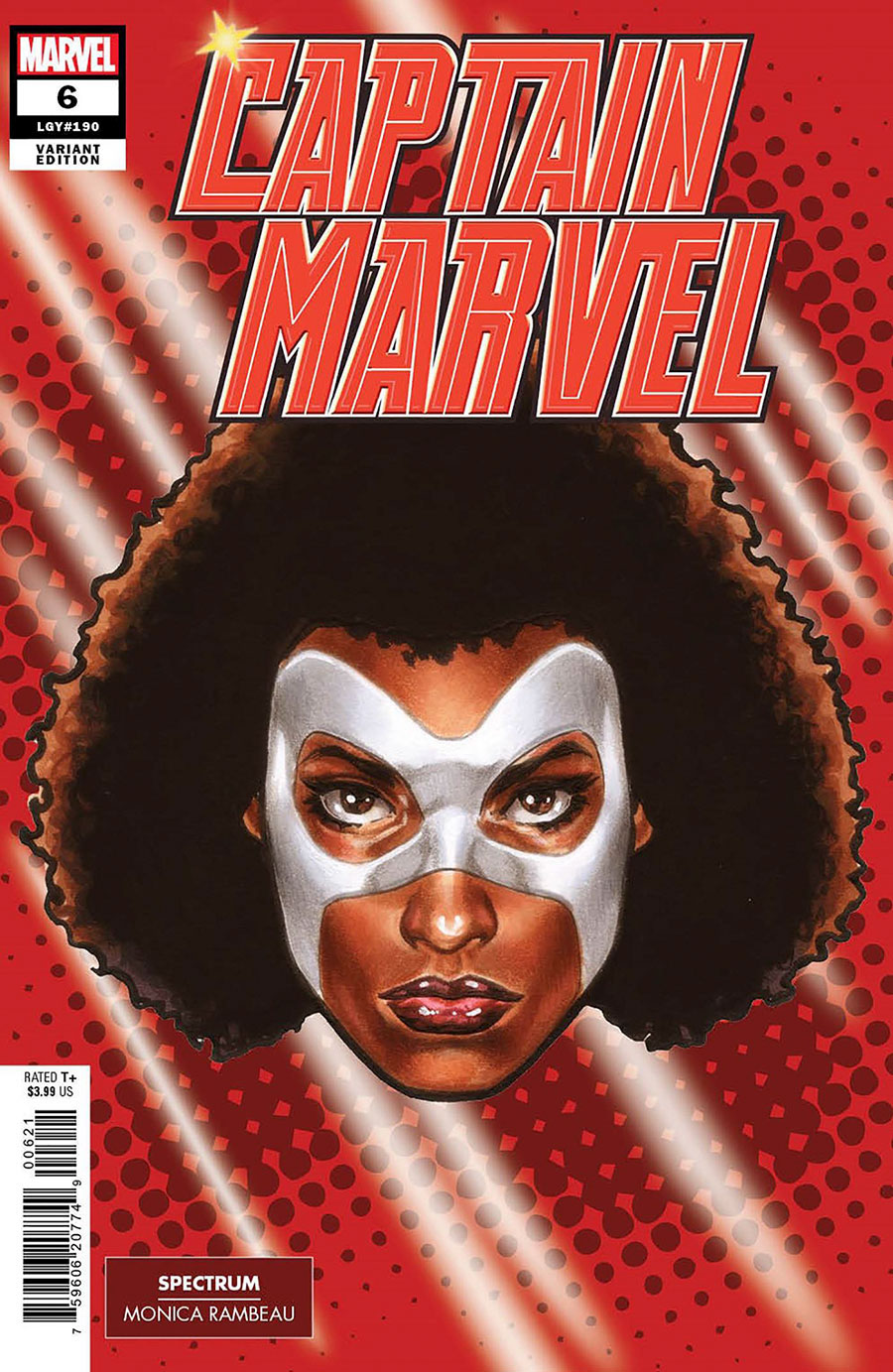 Captain Marvel Vol 10 #6 Cover B Variant Mark Brooks Headshot Cover