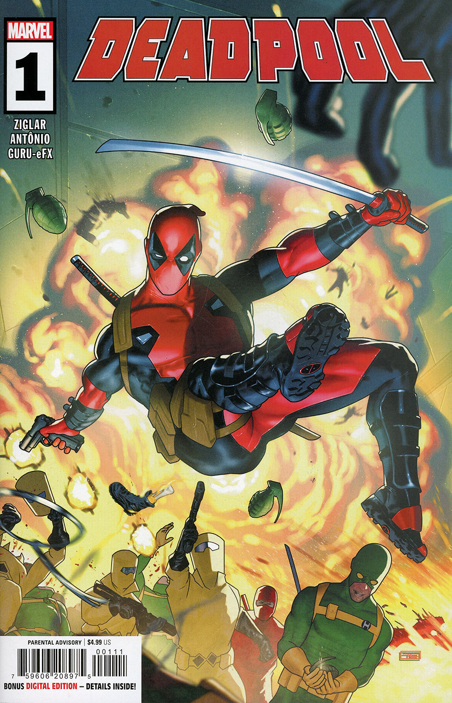 Deadpool Vol 9 #1 Cover A Regular Taurin Clarke Cover