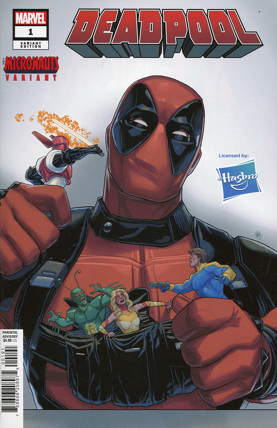 Deadpool Vol 9 #1 Cover D Variant Pete Woods Micronauts Cover