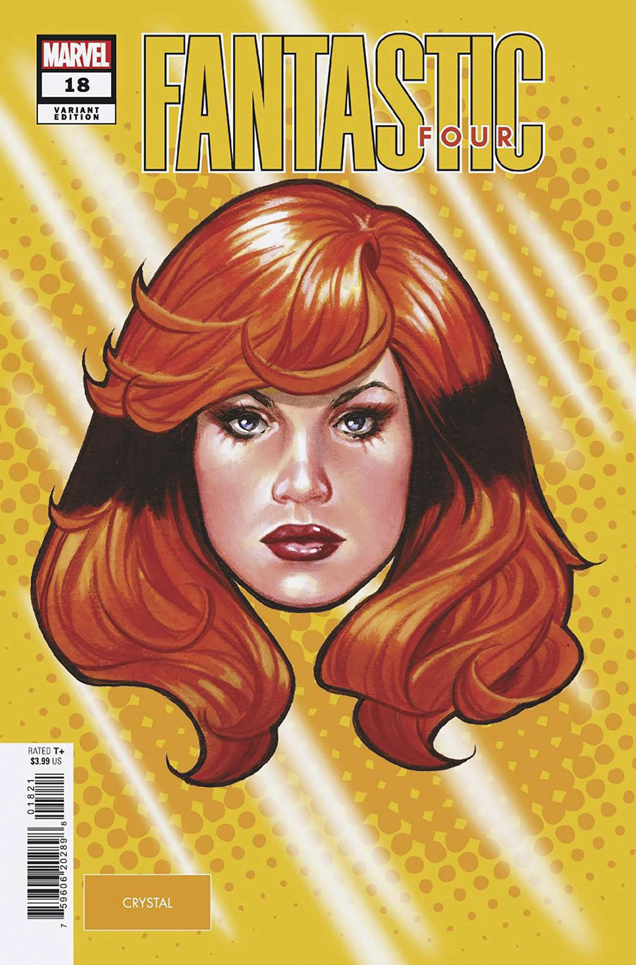 Fantastic Four Vol 7 #18 Cover C Variant Mark Brooks Headshot Cover