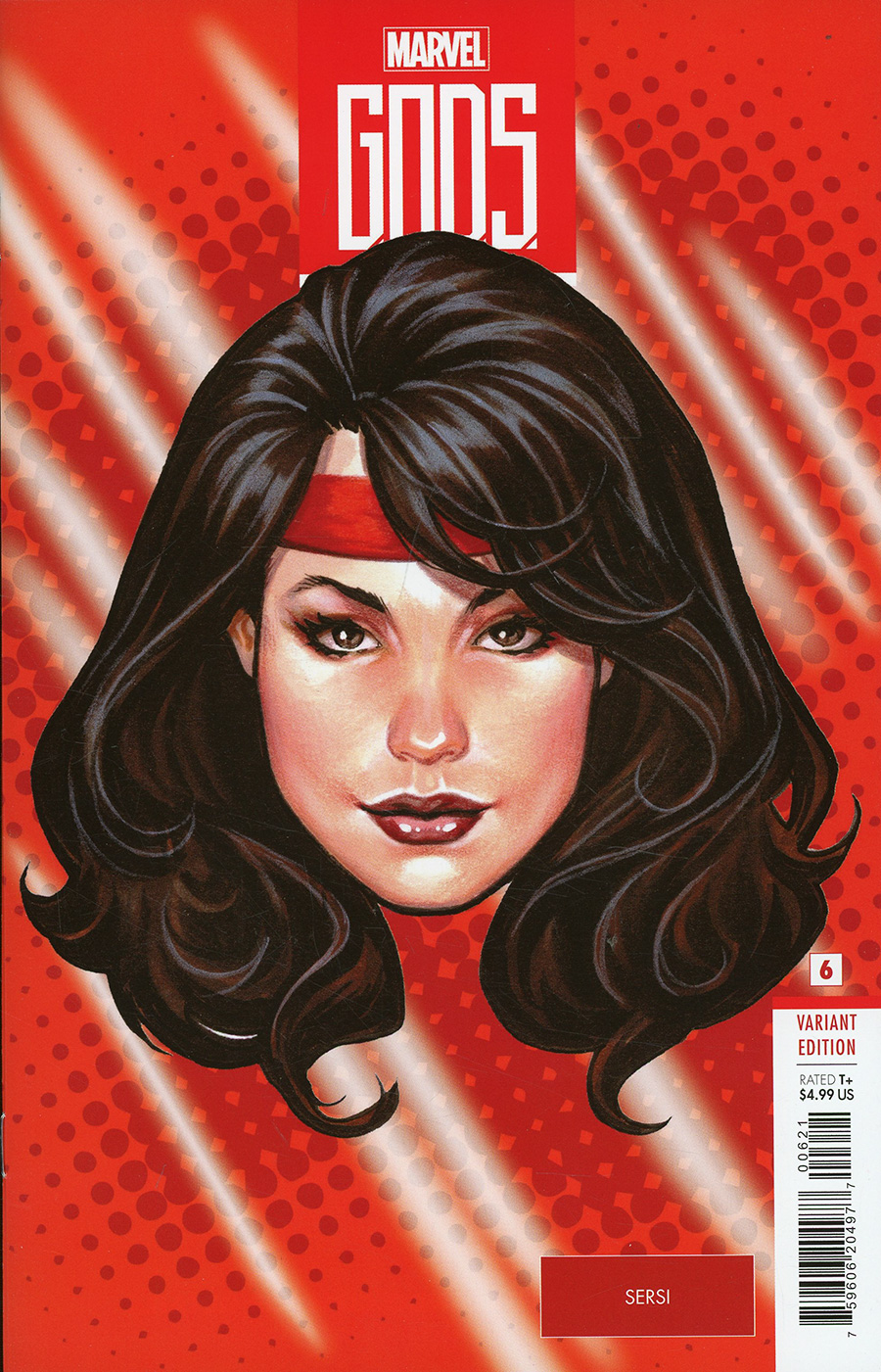 G.O.D.S. #6 Cover C Variant Mark Brooks Headshot Cover