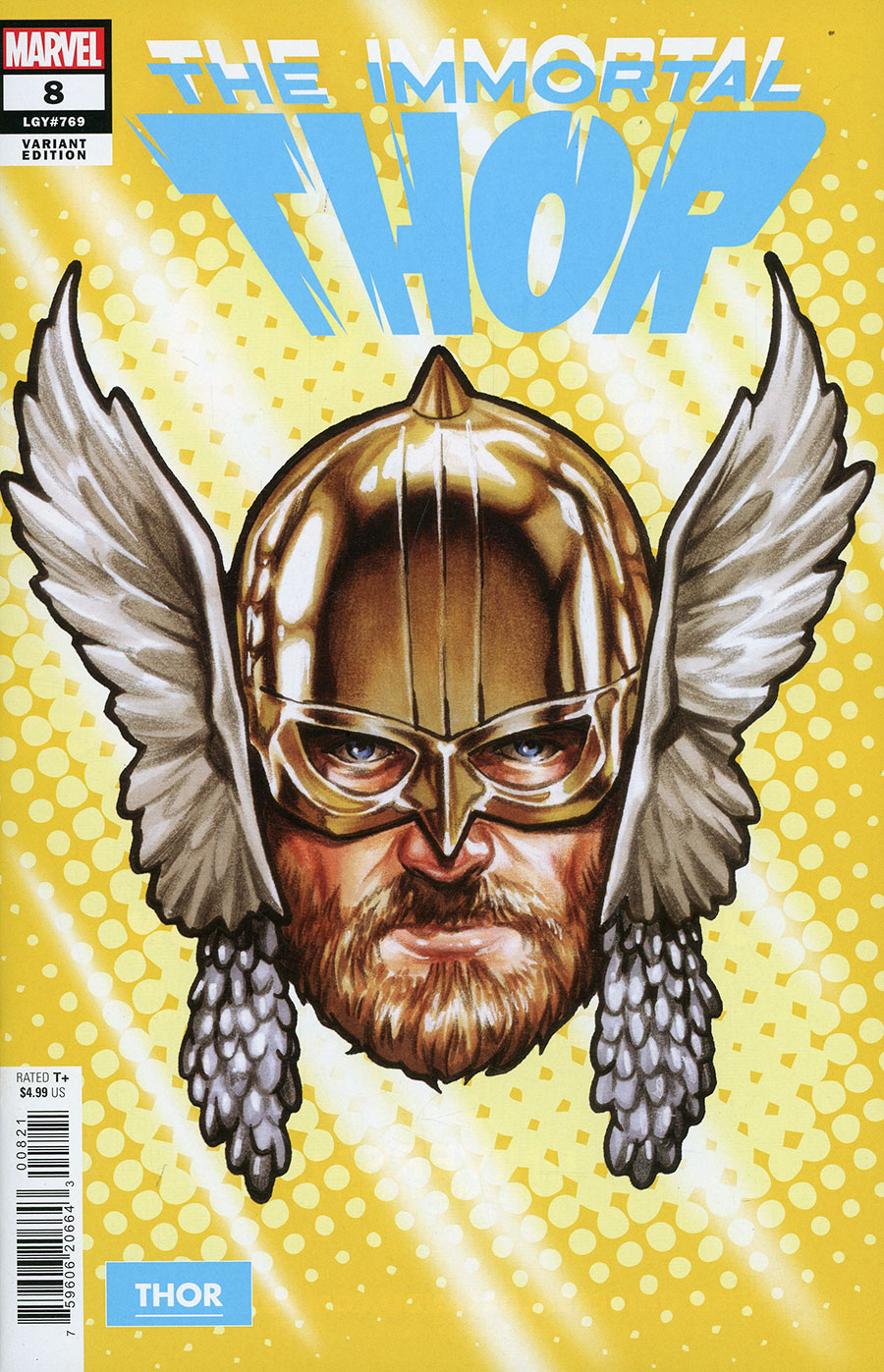 Immortal Thor #8 Cover B Variant Mark Brooks Headshot Cover