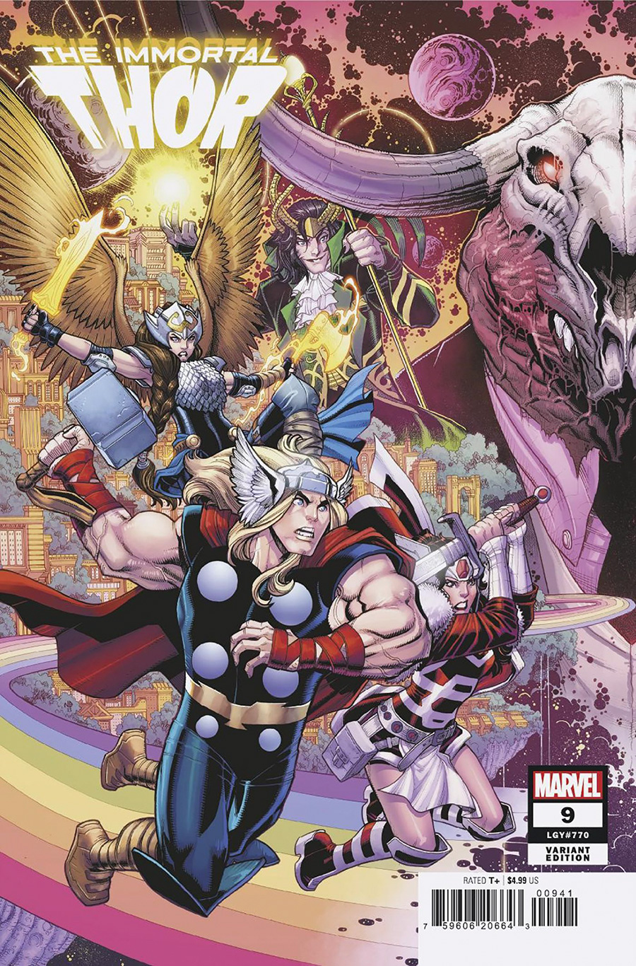 Immortal Thor #9 Cover B Variant Nick Bradshaw Connecting Cover