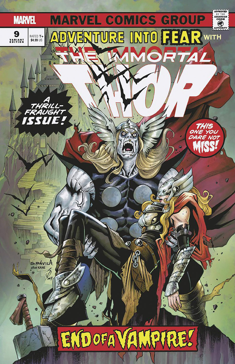 Immortal Thor #9 Cover C Variant Sergio Davila Vampire Cover