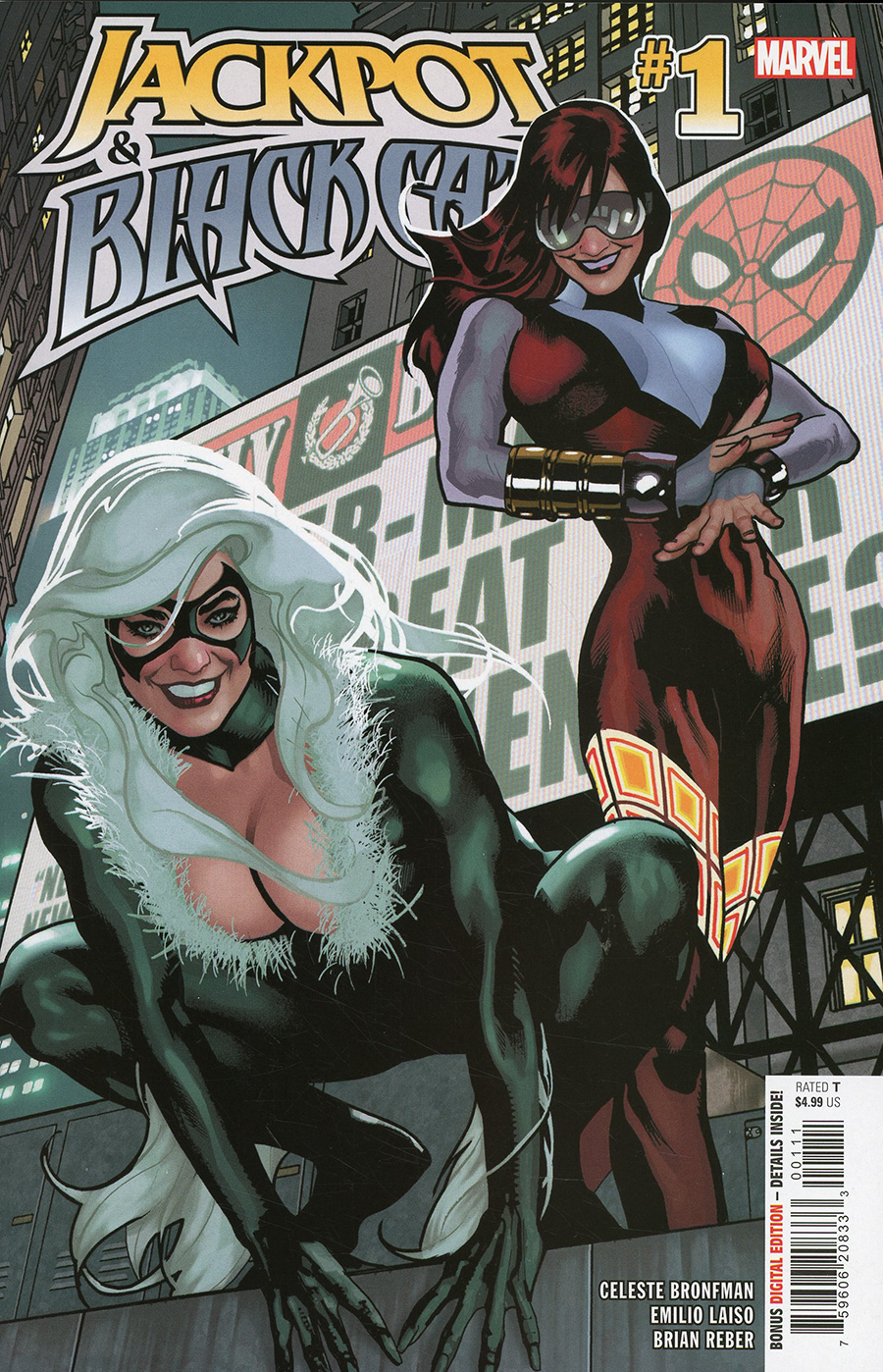 Jackpot And Black Cat #1 Cover A Regular Adam Hughes Cover