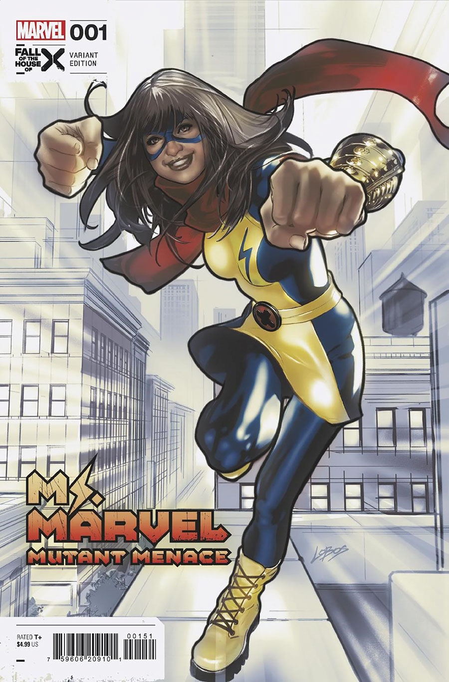 Ms Marvel Mutant Menace #1 Cover E Variant Pablo Villalobos Cover