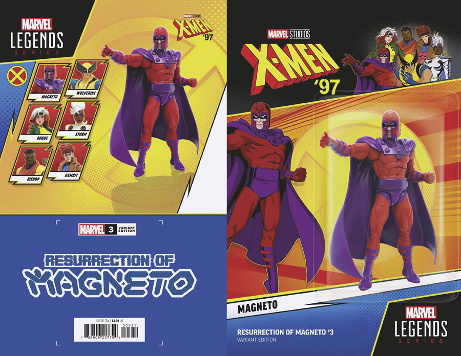 Resurrection Of Magneto #3 Cover B Variant Magneto X-Men 97 Action Figure Cover