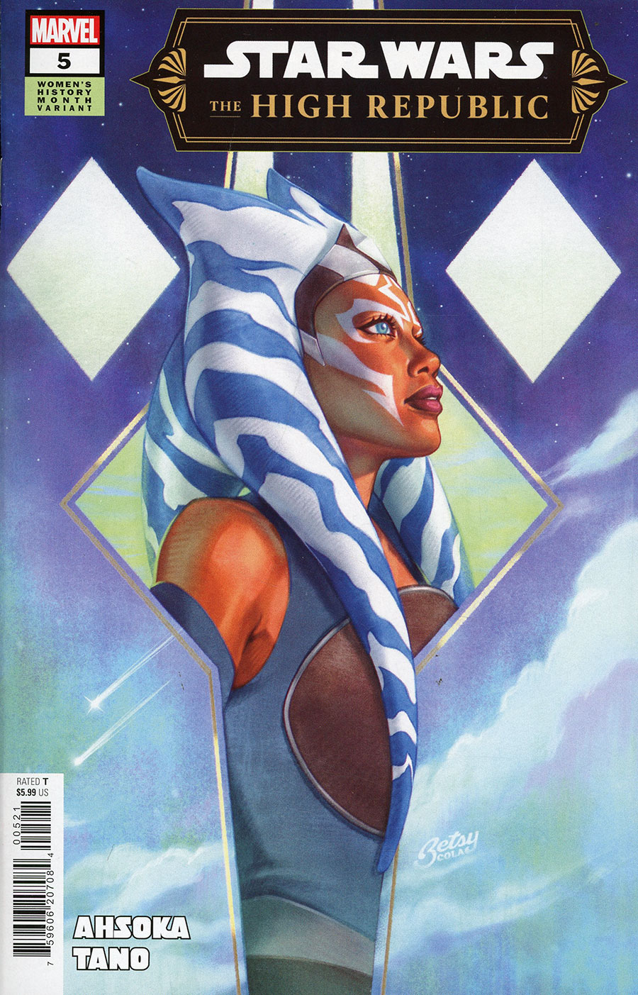 Star Wars The High Republic Vol 3 #5 Cover B Variant Betsy Cola Womens History Month Cover