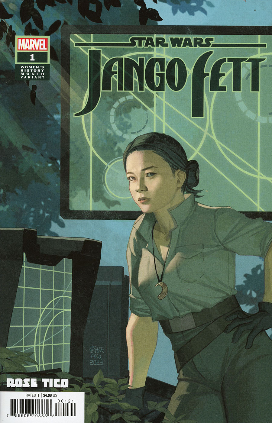 Star Wars Jango Fett #1 Cover B Variant AKA Womens History Month Cover