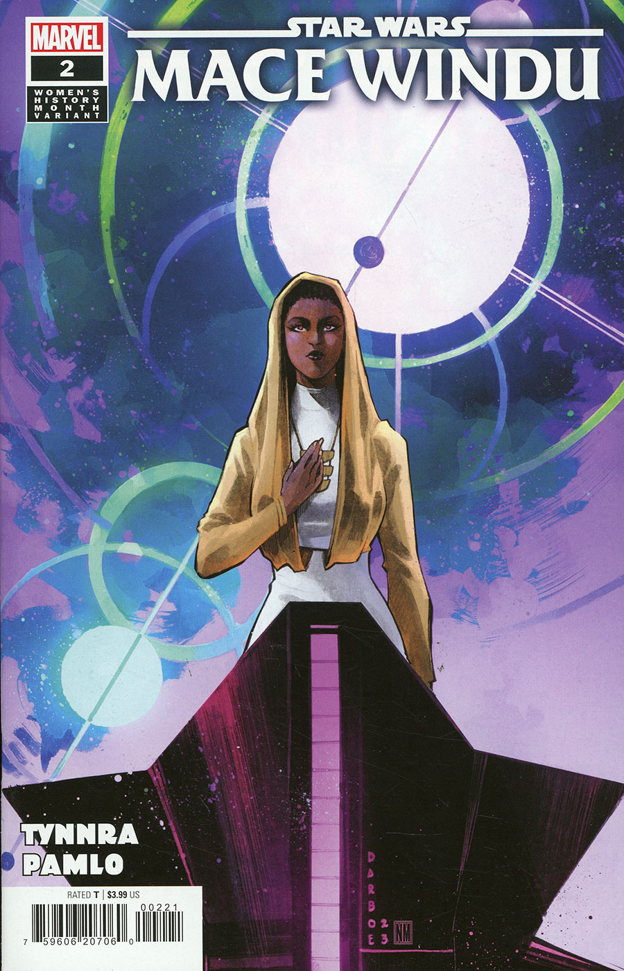 Star Wars Mace Windu #2 Cover B Variant Karen S Darboe Womens History Month Cover