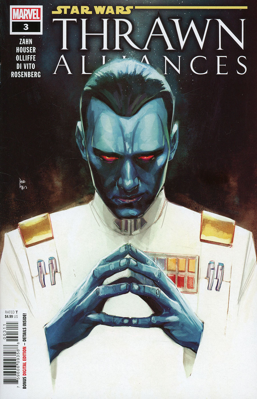 Star Wars Thrawn Alliances #3 Cover A Regular Rod Reis Cover