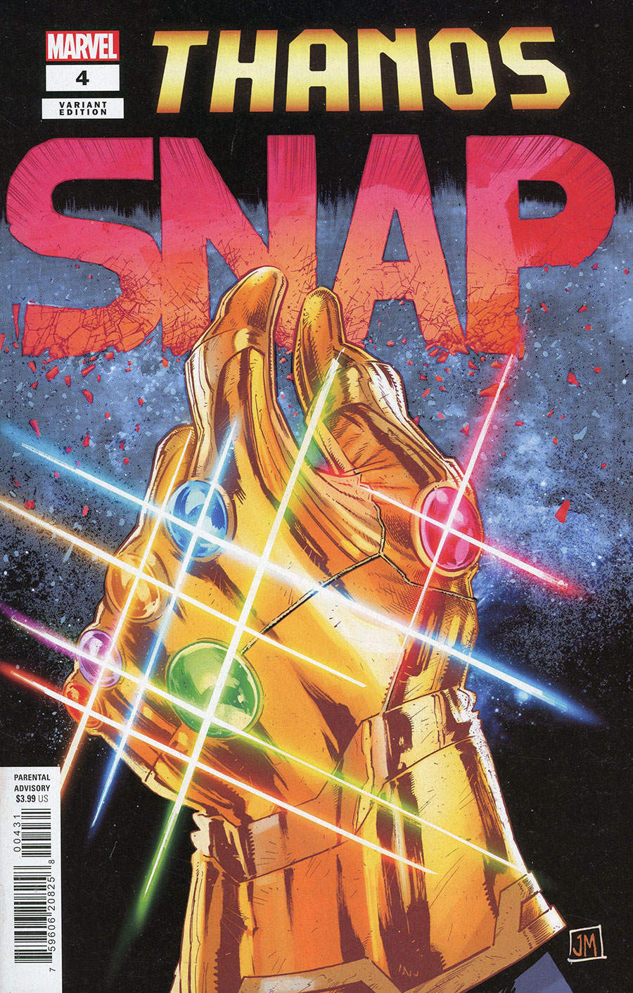Thanos Vol 4 #4 Cover C Variant Justin Mason SNAP Cover