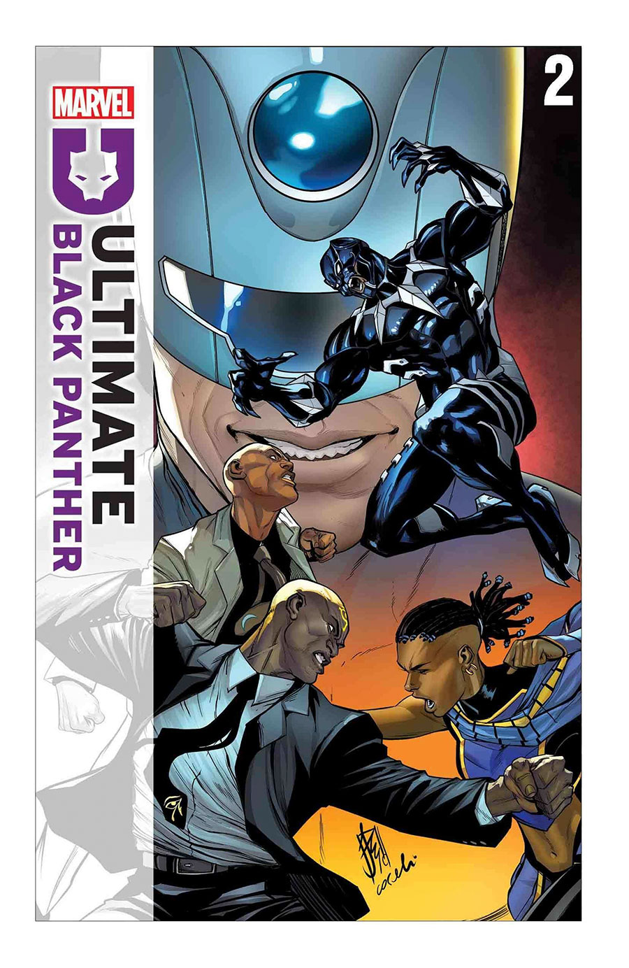 Ultimate Black Panther #2 Cover A Regular Stefano Caselli Cover