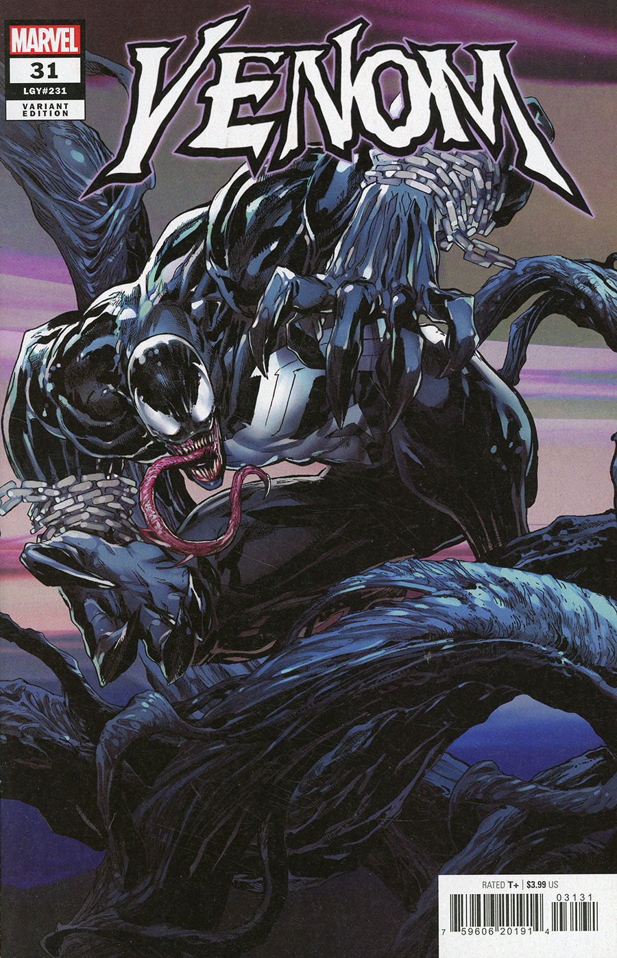Venom Vol 5 #31 Cover B Variant Ken Lashley Connecting Cover (Symbiosis Necrosis Part 1)
