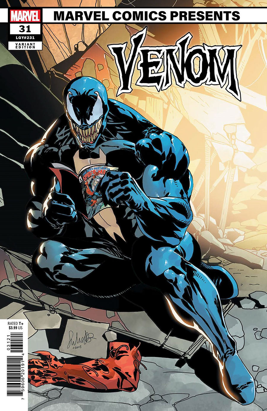 Venom Vol 5 #31 Cover D Variant Salvador Larroca Marvel Comics Presents Cover (Symbiosis Necrosis Part 1)