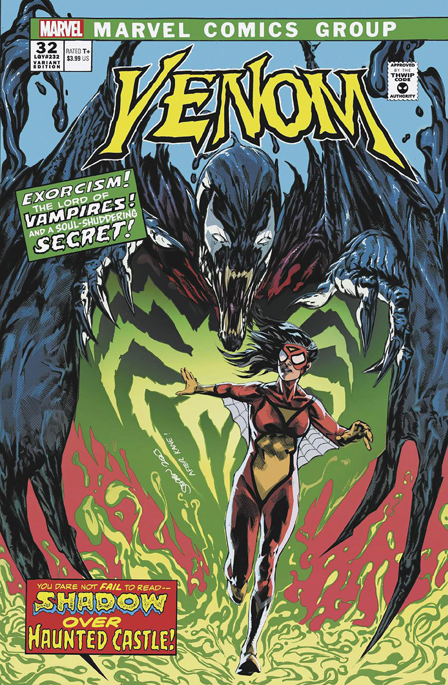 Venom Vol 5 #32 Cover C Variant Stephen Mooney Vampire Cover (Symbiosis Necrosis Part 3)
