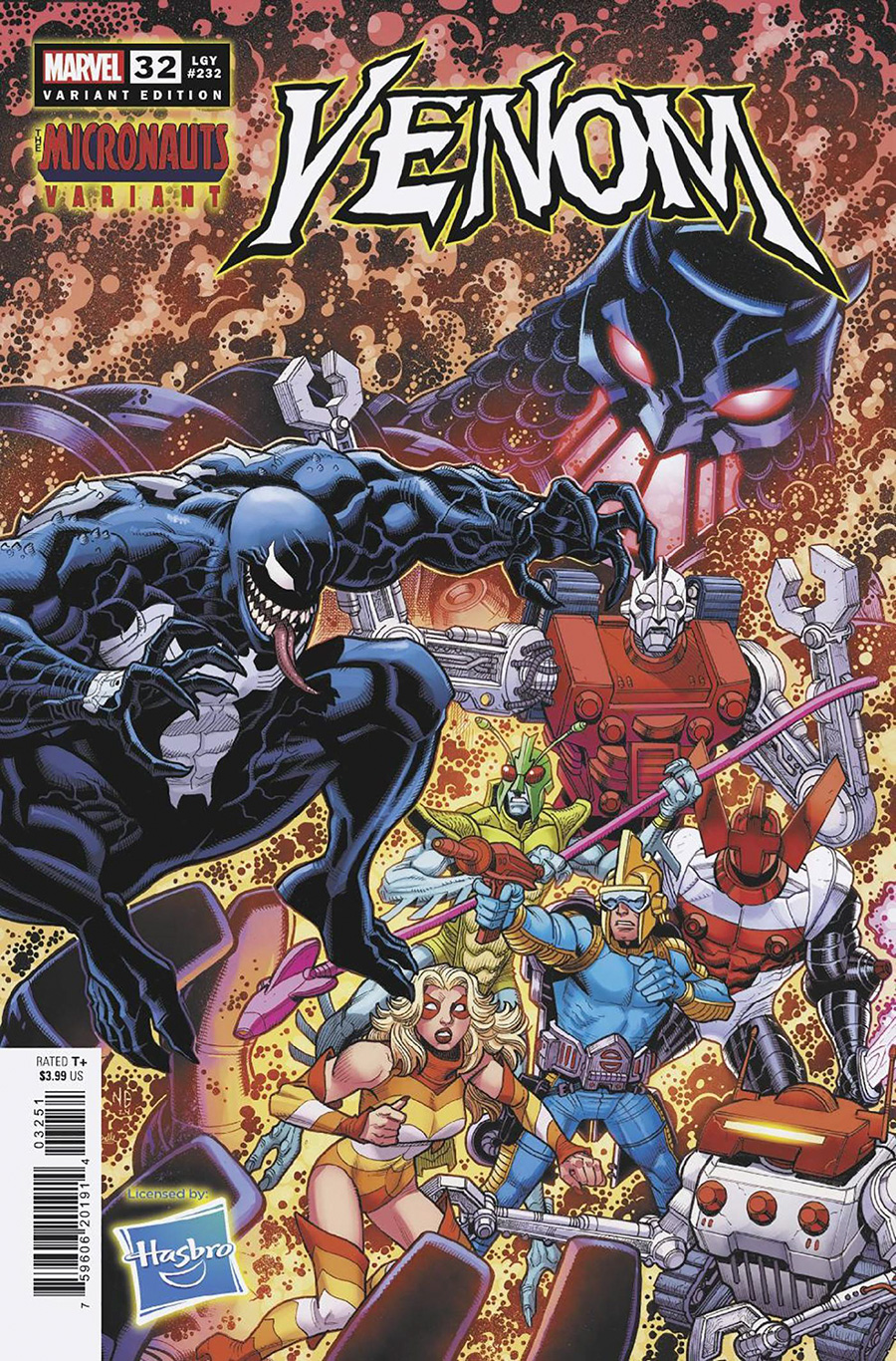 Venom Vol 5 #32 Cover D Variant Nick Bradshaw Micronauts Cover (Symbiosis Necrosis Part 3)