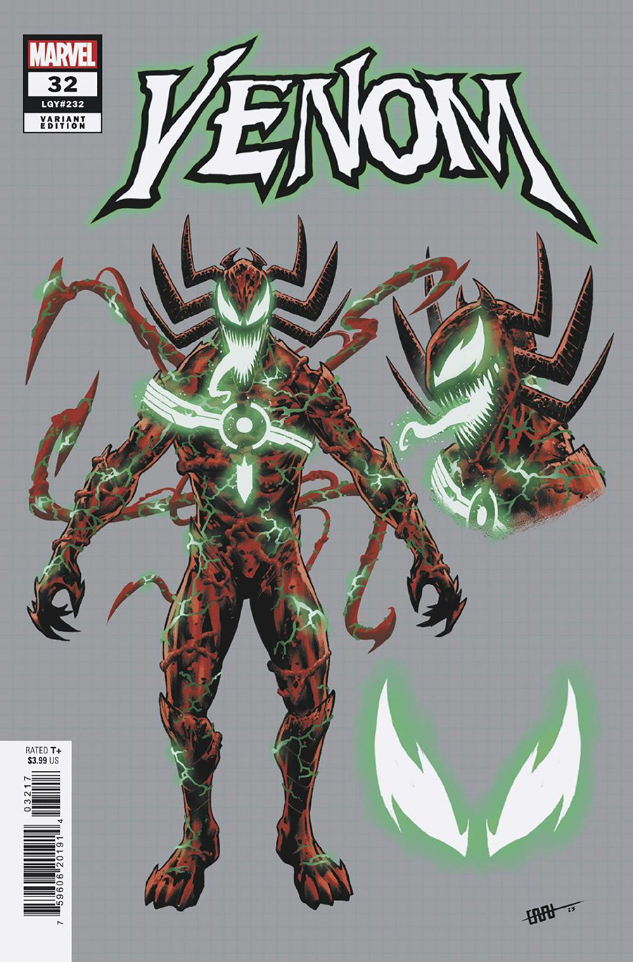 Venom Vol 5 #32 Cover F Incentive CAFU Design Variant Cover (Symbiosis Necrosis Part 3)