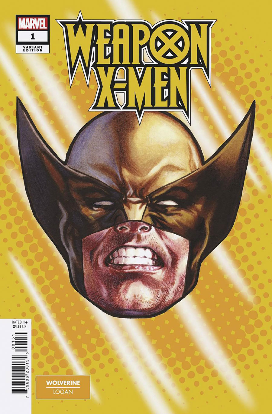 Weapon X-Men #1 Cover C Variant Mark Brooks Headshot Cover (Limit 1 Per Customer)