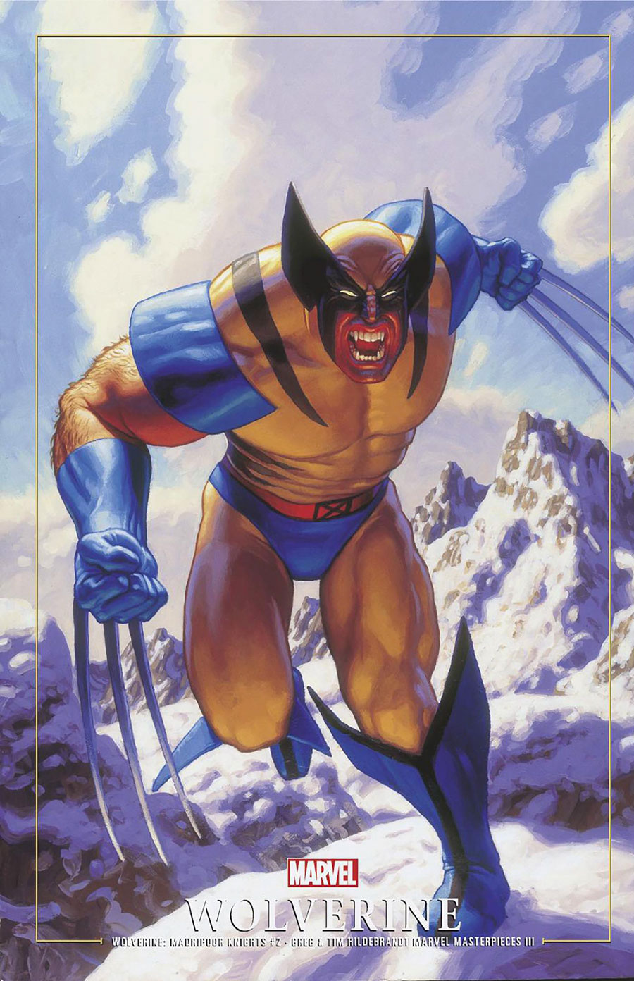 Wolverine Madripoor Knights #2 Cover B Variant Greg Hildebrandt & Tim Hildebrandt Marvel Masterpieces III Wolverine Cover