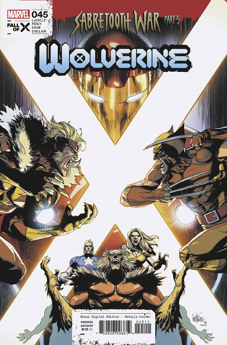 Wolverine Vol 7 #45 Cover A Regular Leinil Francis Yu Cover
