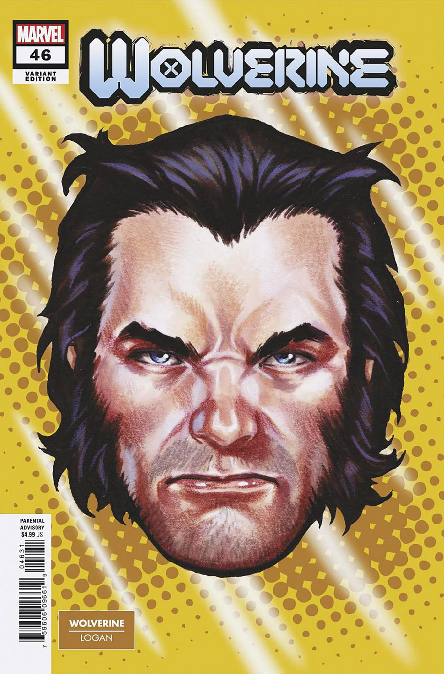Wolverine Vol 7 #46 Cover C Variant Mark Brooks Headshot Cover