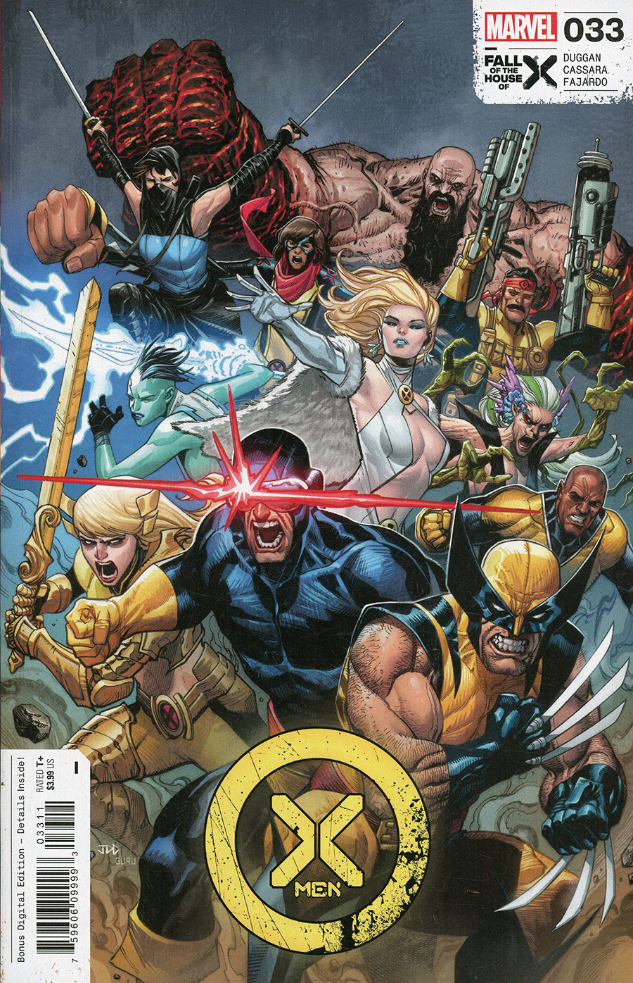 X-Men Vol 6 #33 Cover A Regular Joshua Cassara Cover (Fall Of The House Of X Tie-In)