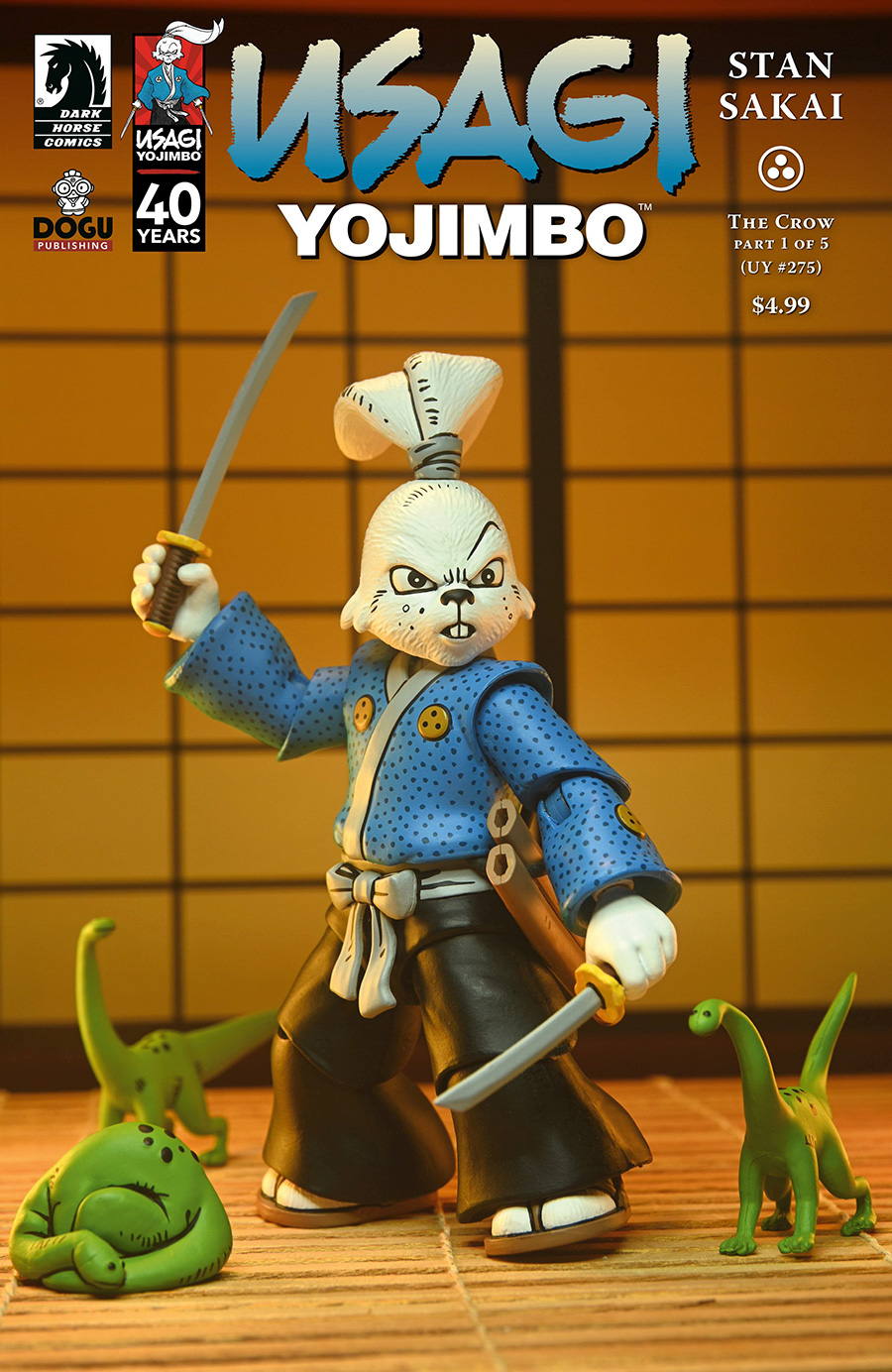 Usagi Yojimbo The Crow #1 Cover B Incentive Action Figure Variant Cover