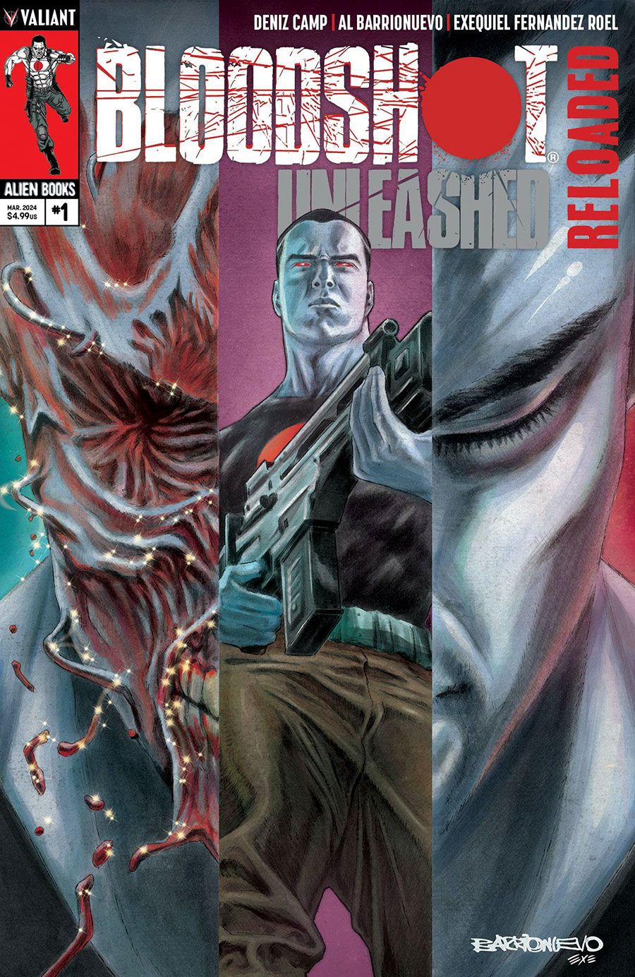 Bloodshot Unleashed Reloaded #1 Cover B Variant Al Barrionuevo Cover