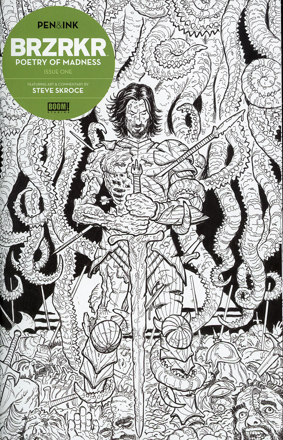BRZRKR Poetry Of Madness Pen & Ink #1 (One Shot) Cover A Regular Steve Skroce Cover