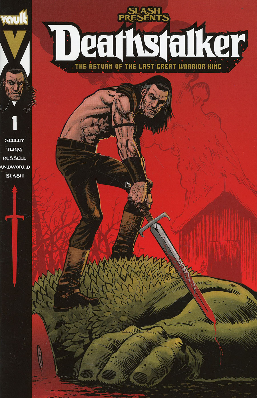 Slash Presents Deathstalker The Return Of The Last Great Warrior King #1 Cover B Variant Jim Terry Premium Cover