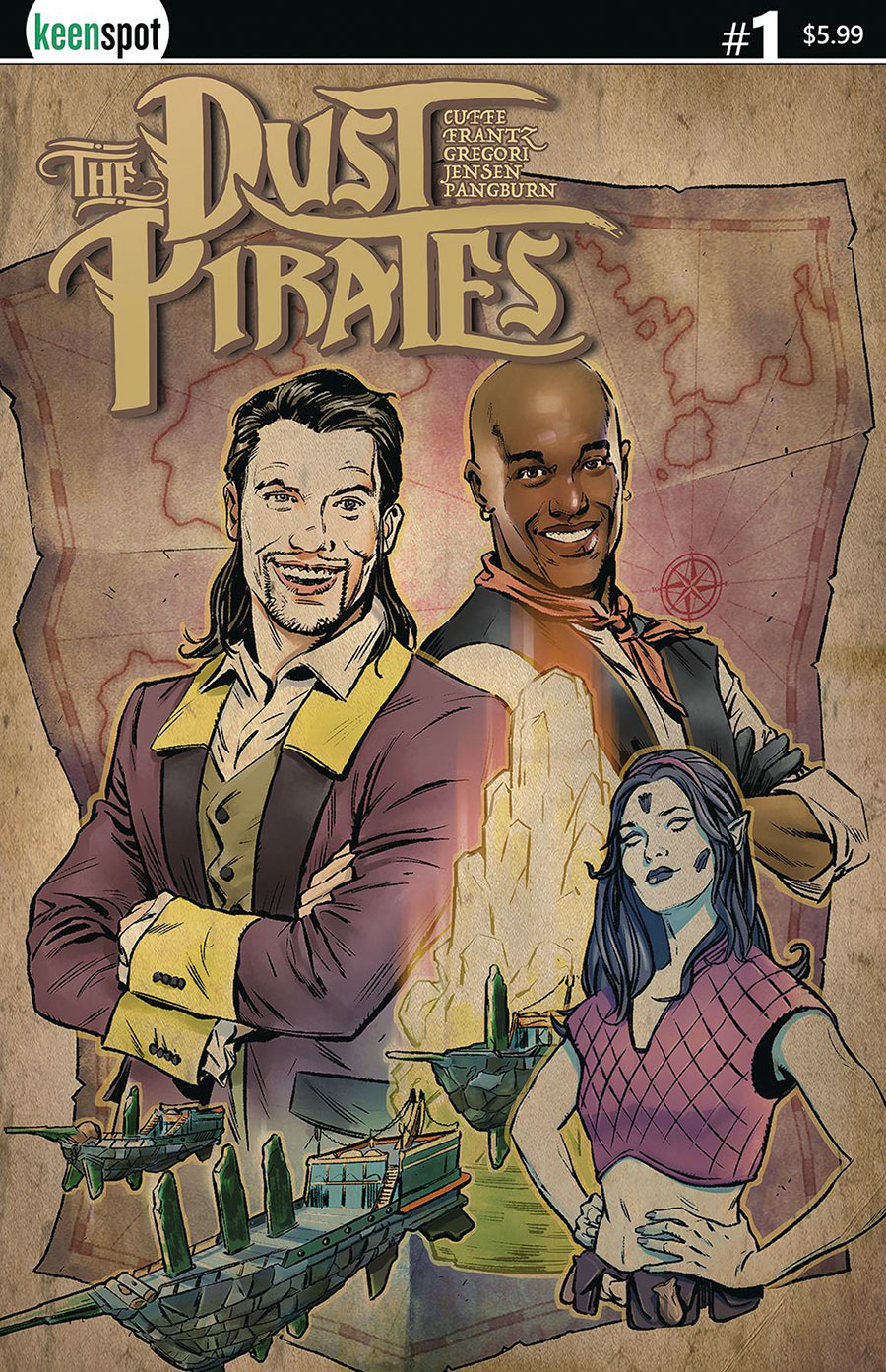 Dust Pirates #1 Cover B Variant Mack Chater Cover