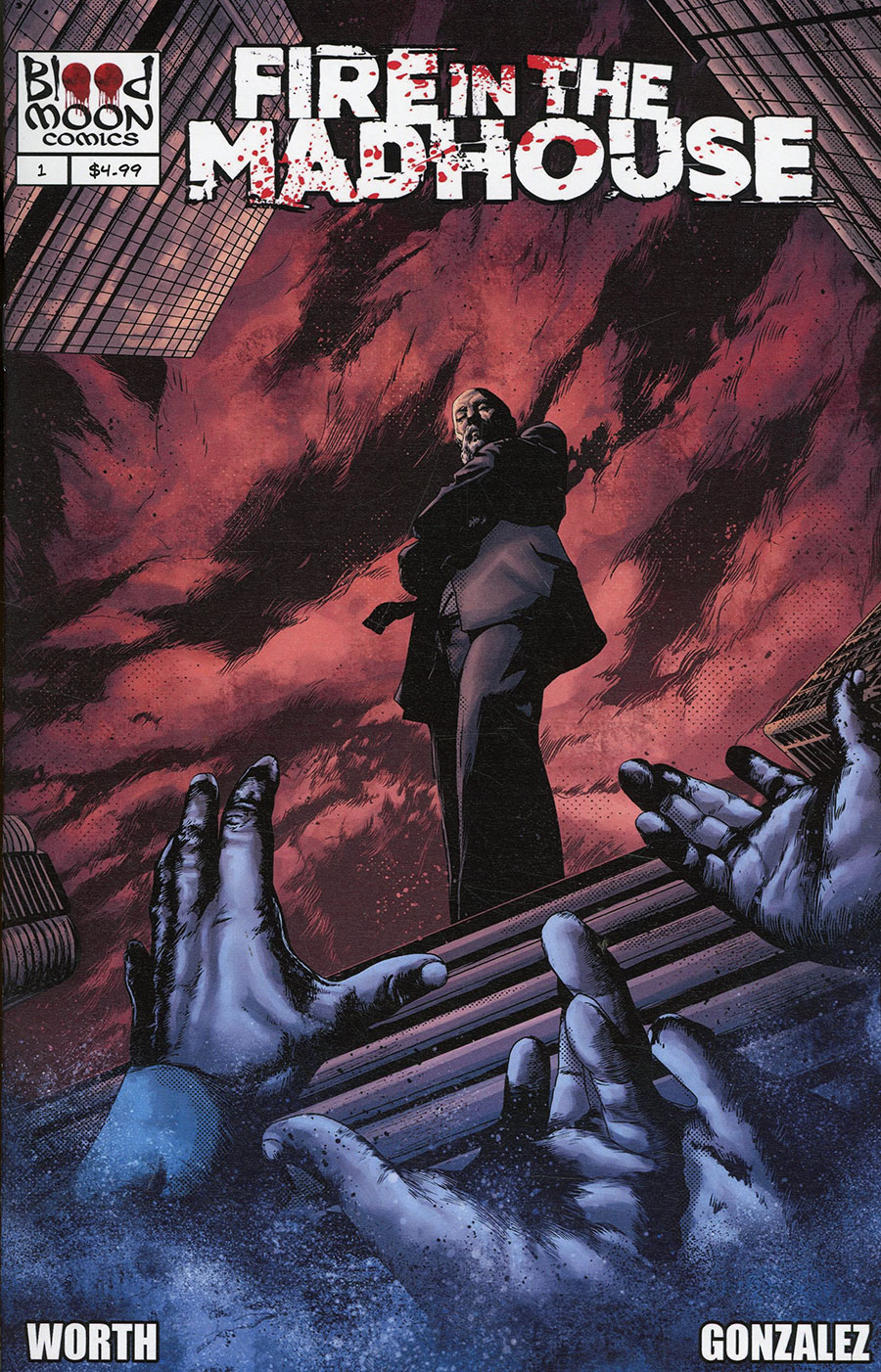 Fire In The Madhouse #1 Cover A Regular Hernan Gonzalez Cover
