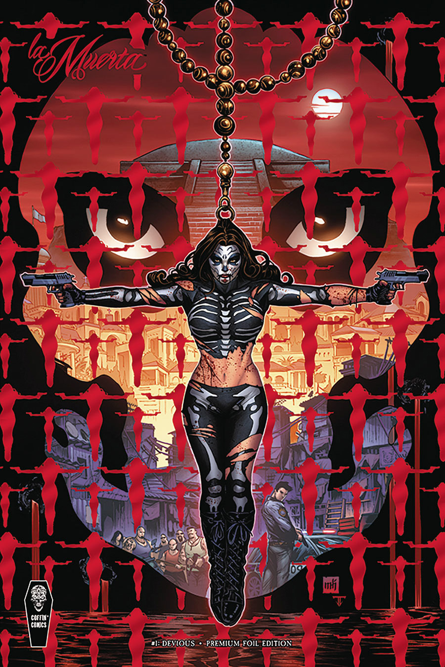 La Muerta Devious #1 Cover C Variant Mike Krome Premium Foil Cover