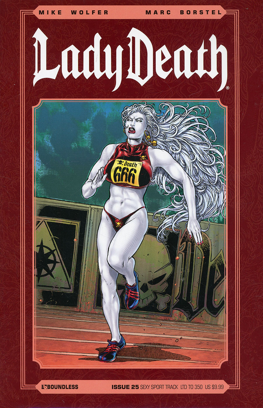 Lady Death Sexy Sports Run Covers Bag Set (3-Count)