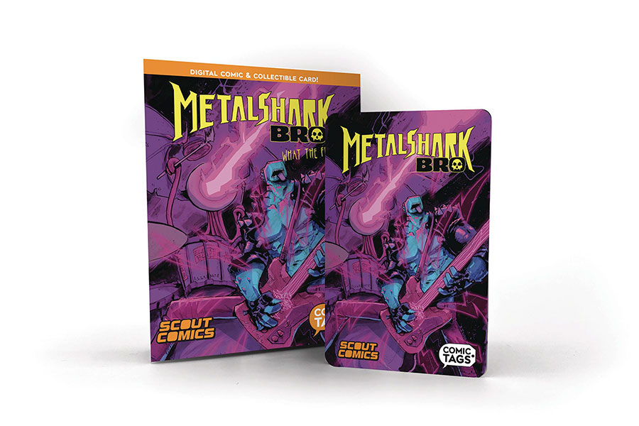 Metalshark Bro Vol 1 What The Fin TP Comic Tag Collectible Card With Digital Comic