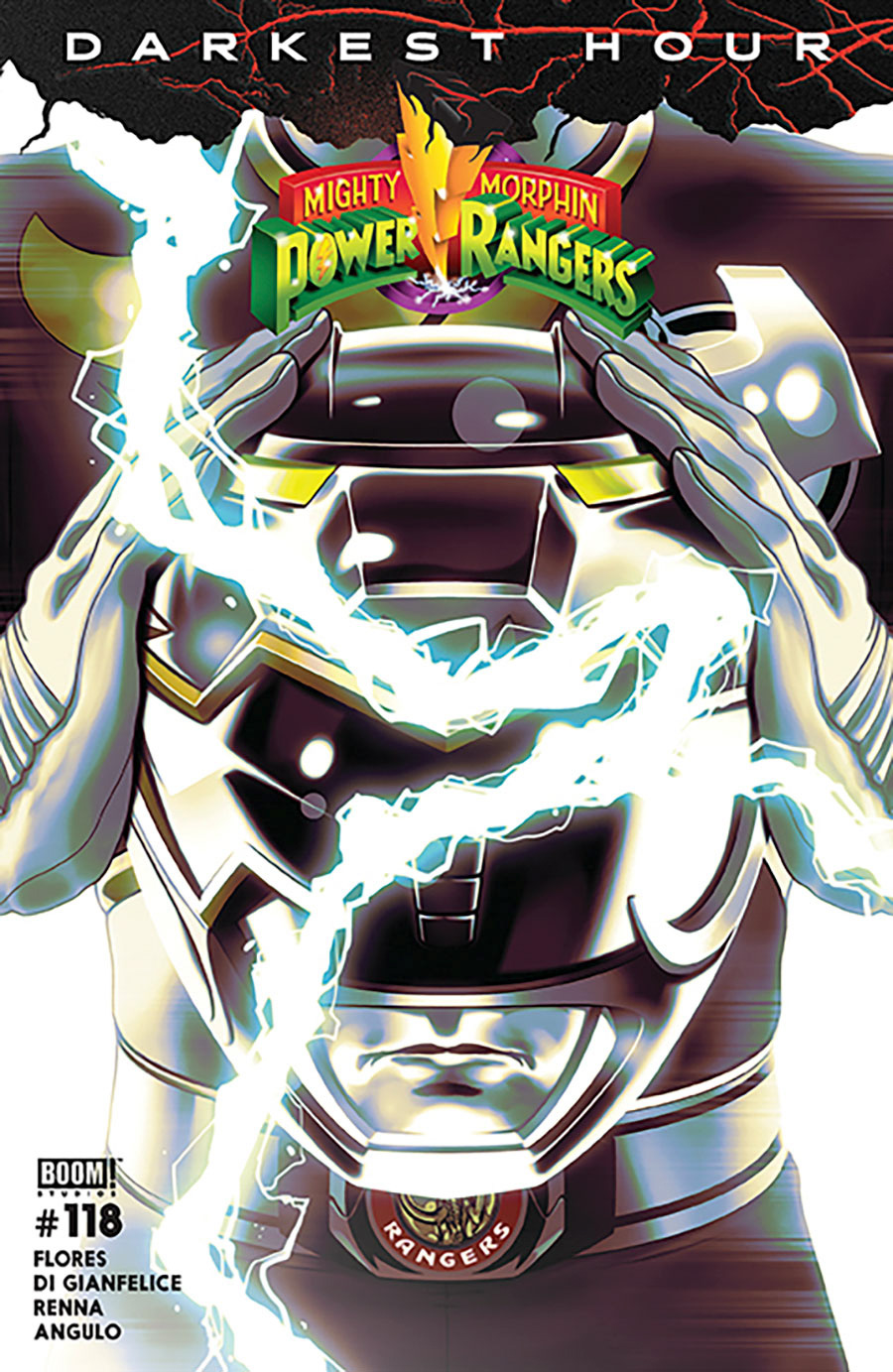 Mighty Morphin Power Rangers (BOOM Studios) #118 Cover C Variant Goni Montes Helmet Cover