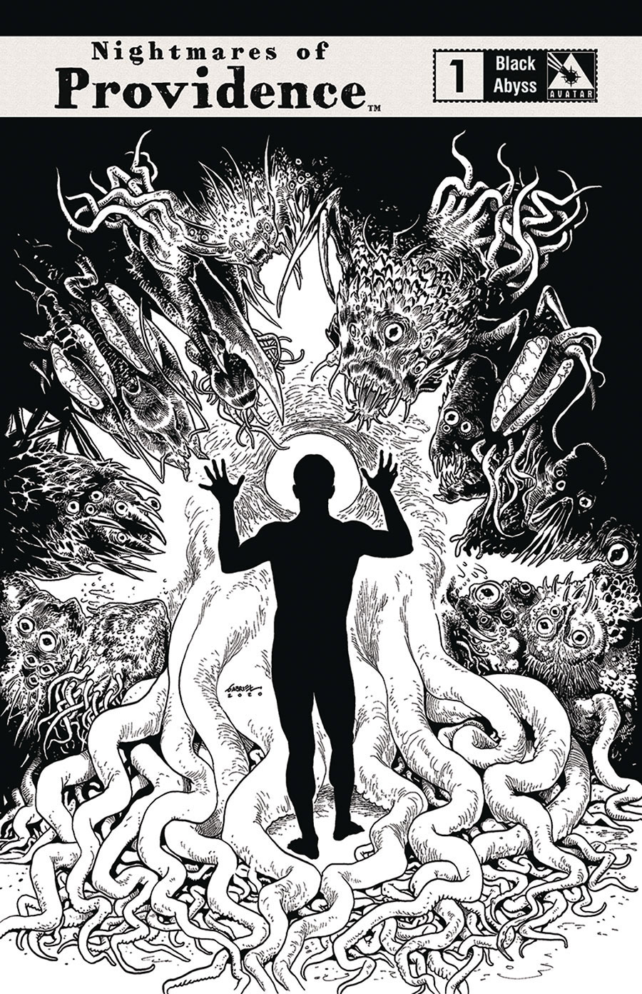 Nightmares Of Providence #1 Cover I Black Abysss Cover