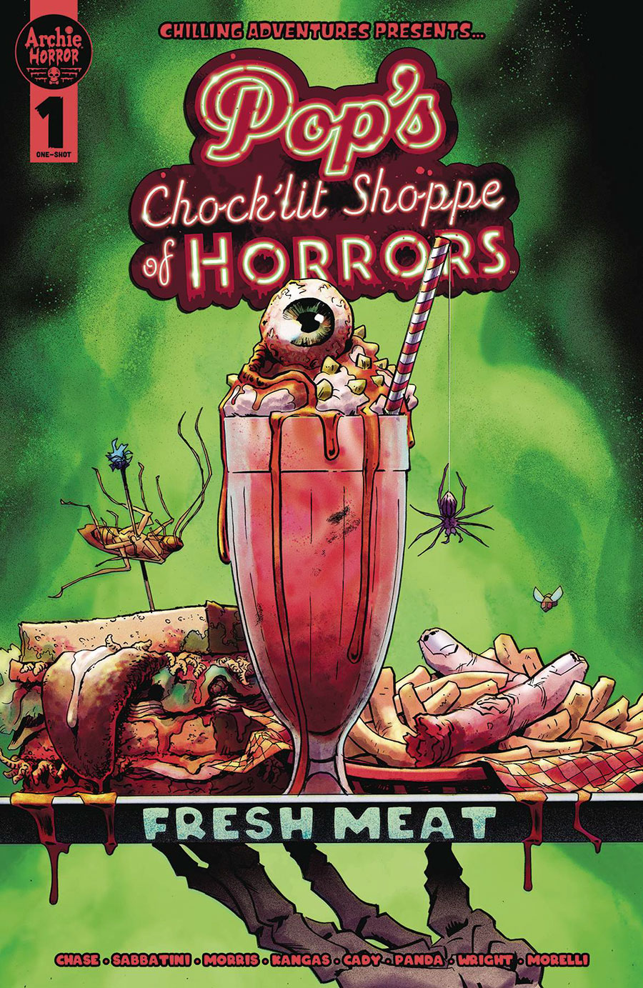 Chilling Adventures Presents Pops Chocklit Shoppe Of Horrors Fresh Meat #1 (One Shot) Cover A Regular Adam Gorham Cover