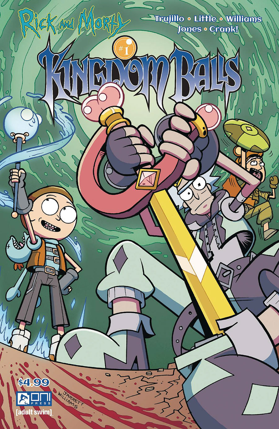 Rick And Morty Kingdom Balls #1 Cover A Regular Jarrett Williams & Hank Jones Cover