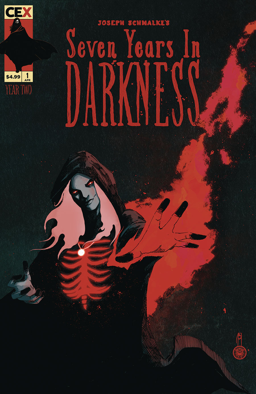 Seven Years In Darkness Year Two #1 Cover B Variant Joseph Schmalke Cover